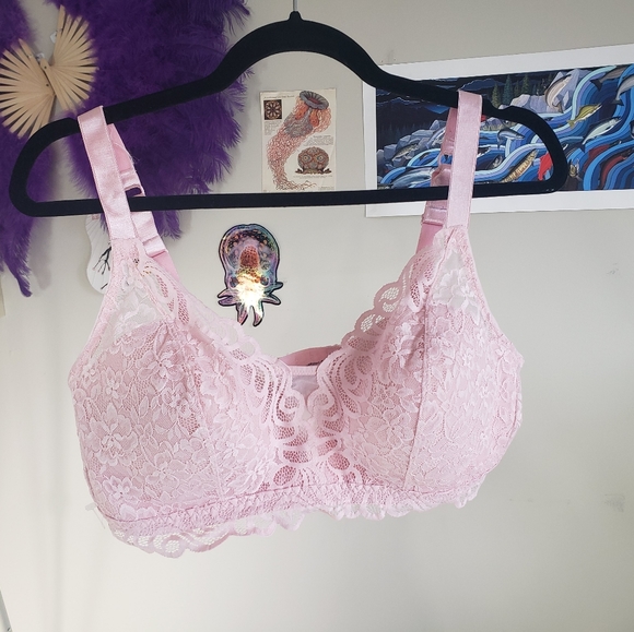 Bali Other - Bali Ballet Pink Lace Bralette